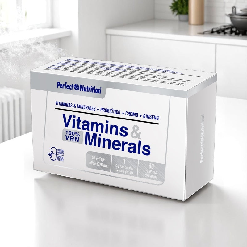 VITAMINS & MINERALS - 60 CAPS.