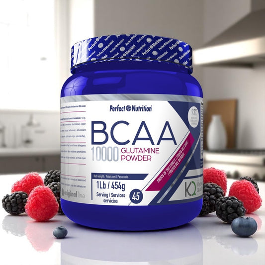BCAA + GLUTAMINA POWDER - 454 GR.