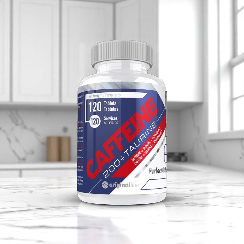 CAFFEINE 200 + TAURINE - 120 TABS
